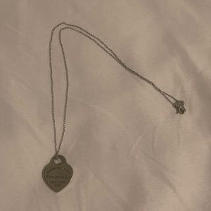 tiffany & co. heart tag necklace